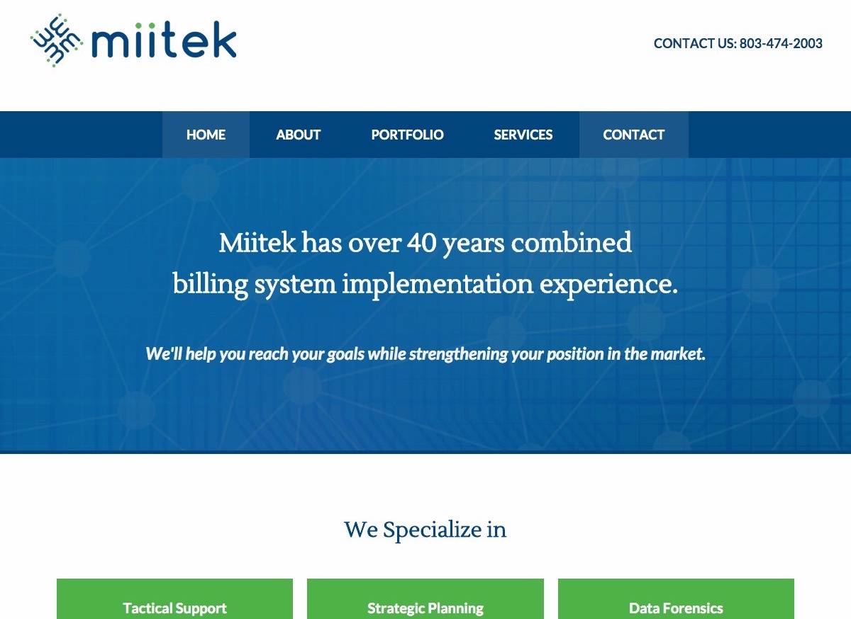 Miitek - Social Spark Media Website